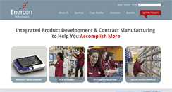 Desktop Screenshot of enercontechnologies.com